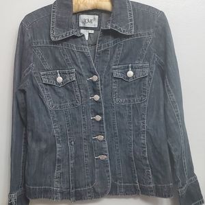 Ladies Denim Waist Jacket LAL Live A Little                  Size S